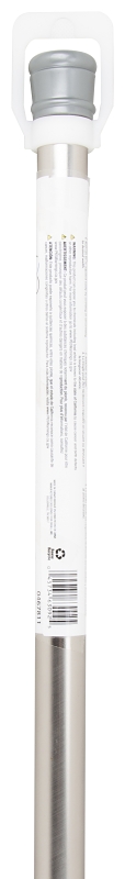 Simple Spaces SD-SR36-BN Shower Curtain Rod, 7-1/2 lb, 36 to 63 in L Adjustable, 1 in Dia Rod, Steel, Brushed Nickel