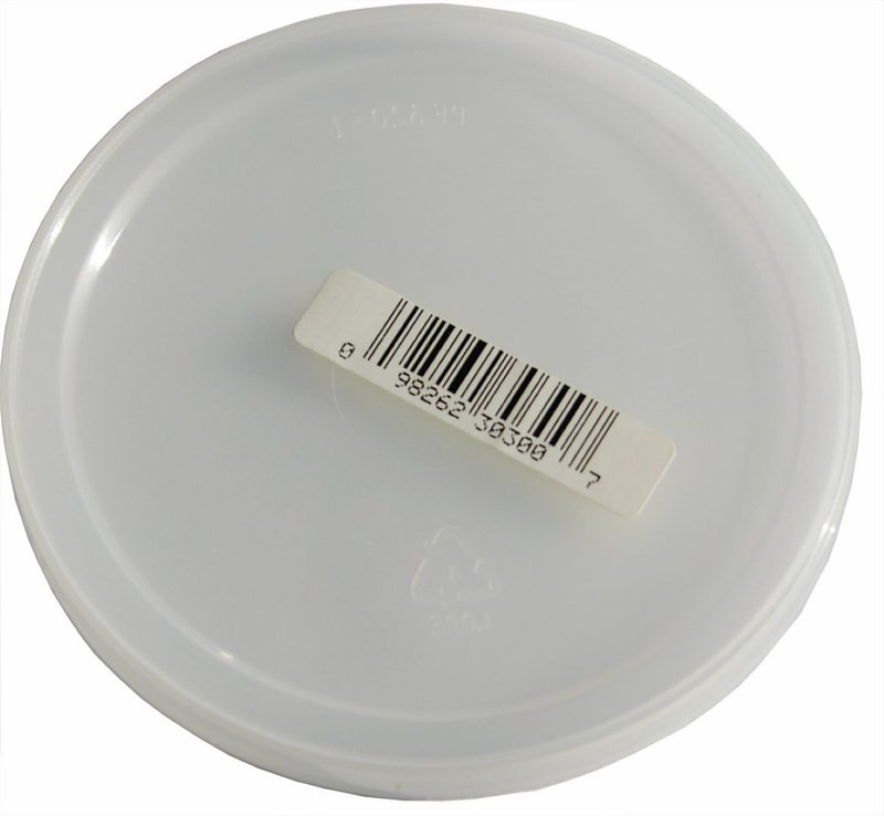 ENCORE Plastics 30300 Paint Bucket Lid, White, For: 1/2 pt Container
