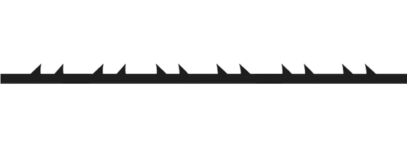Olson PG49702 Scroll Saw Blade, 0.047 in W, 5 in L
