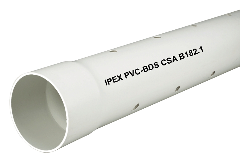 IPEX 004530 Sewer Pipe, 3 in, 10 ft L, PVC