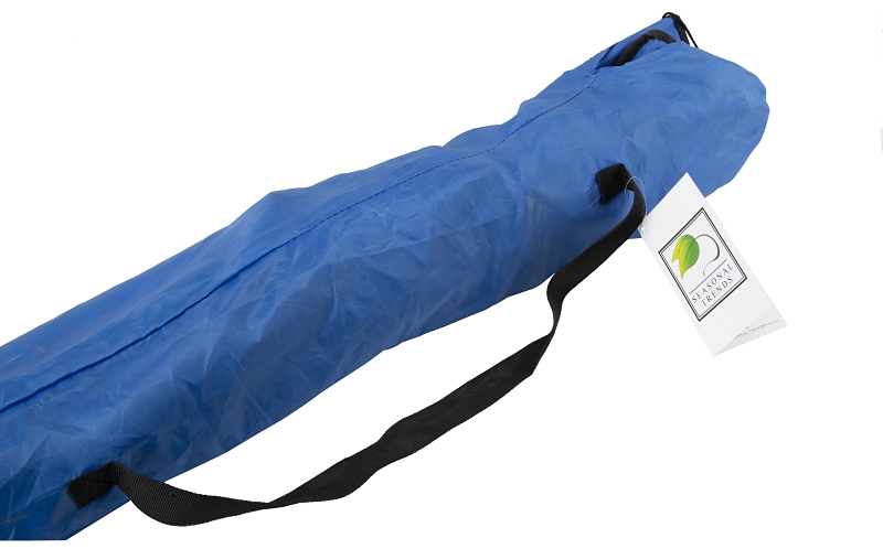 Seasonal Trends GB-7230 Camping Chair with Bag, 17-1/4 in L Seat, 19-1/4 in W Seat, Blue