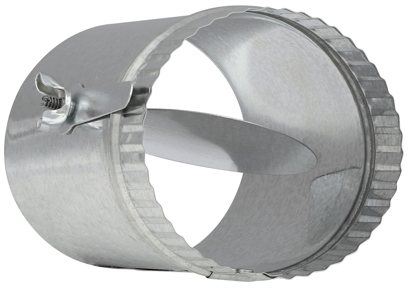 Imperial GV2281 Volume Damper with Sleeve, 4 in Dia, Galvanized