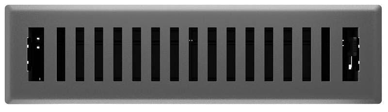 Imperial RG3442 Floor Register, 12 in W Duct Opening, 2-1/4 in H Duct Opening, Polystyrene, Gray, Granite