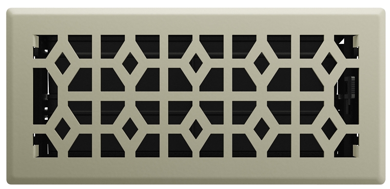 Imperial RG3462 Floor Register, Polystyrene, Satin Nickel