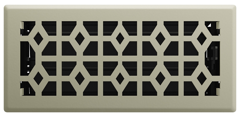 Imperial RG3463 Floor Register, Polystyrene, Satin Nickel