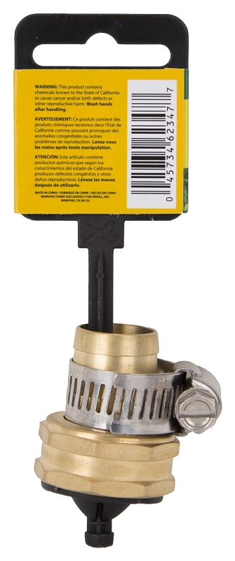 Landscapers Select GB-9412-3/4 Hose Coupling, 3/4 in, Female, Brass, Brass