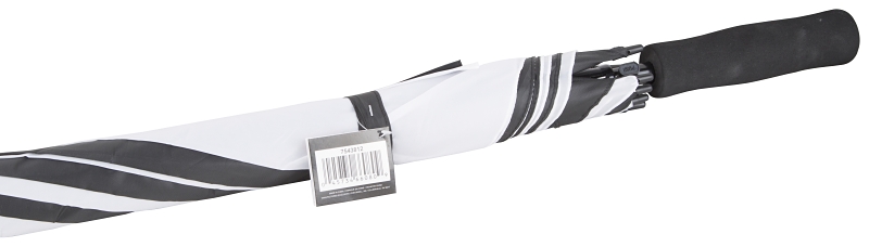 Diamondback UMB-10A Golf Umbrella, Round Canopy, Polyester Fabric, Black/White Fabric, 29 in OAH