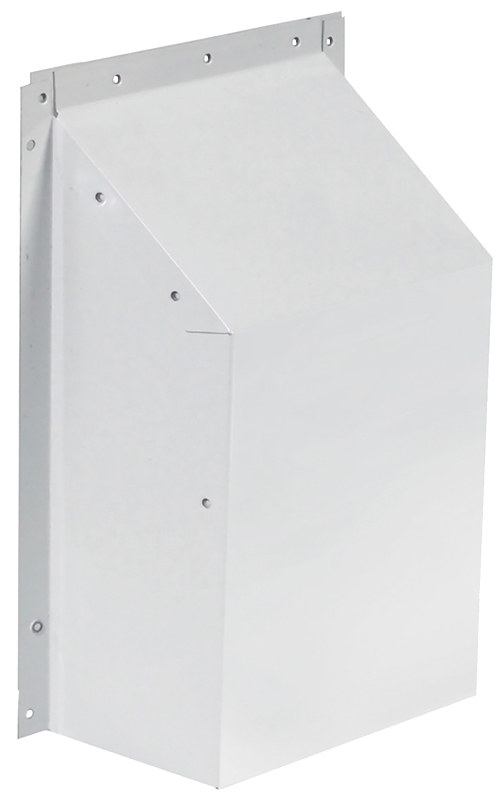 Imperial VT0052 Anti Gust Hood, 11-3/8 in W Hood, 14-1/2 in H Hood, Aluminum Hood