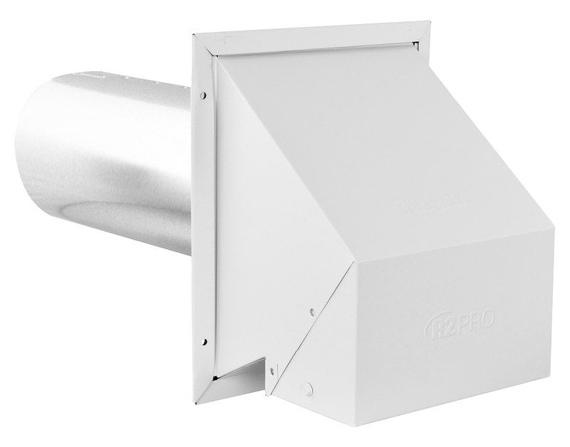 Imperial R2 Series VT0502 Exhaust and Intake Hood, 5 in Duct, Steel Hood, White Hood