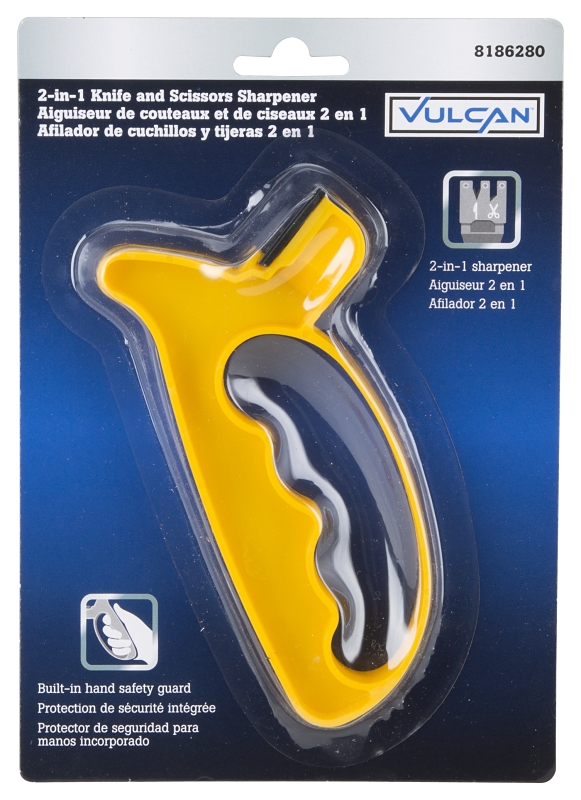 Vulcan 30090 Knife and Scissors Sharpener, Polypropylene Handle