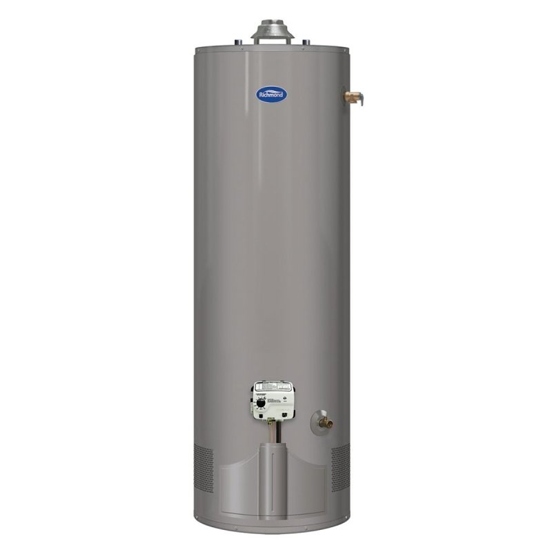 Richmond 9G40-38FN4 Water Heater, Natural Gas, 40 gal Tank, 38,000 Btu BTU
