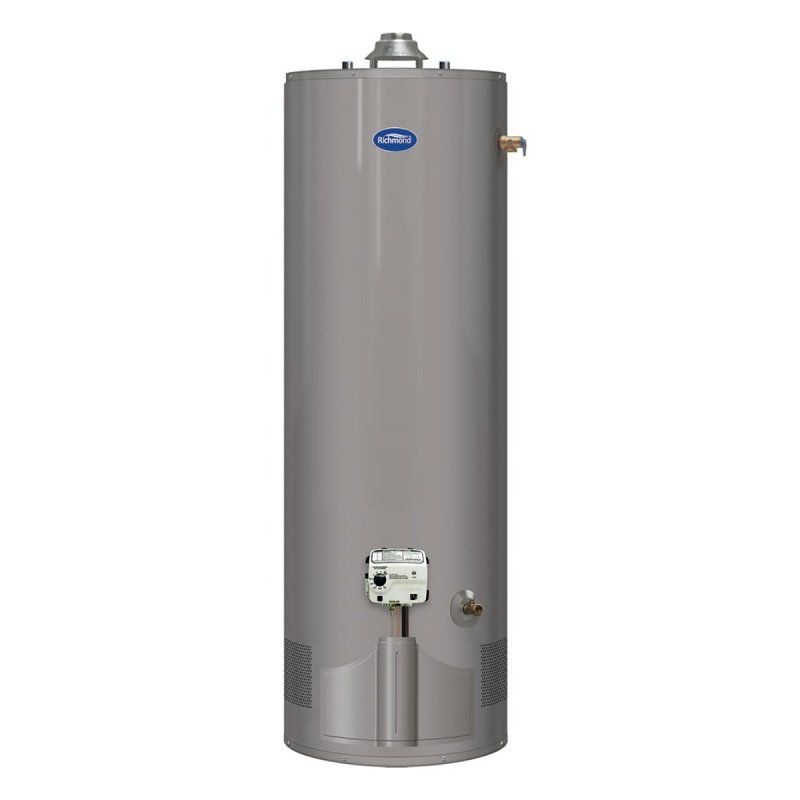 Richmond 9G50-38FN4 Water Heater, Natural Gas, 50 gal Tank, 38,000 Btu BTU
