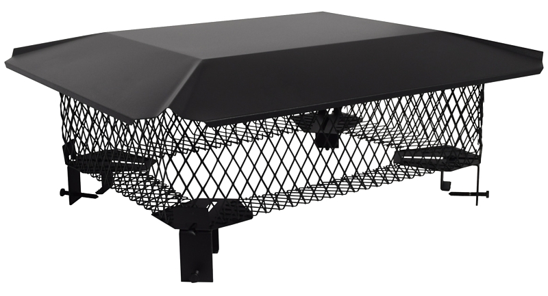 Imperial BM0394 Large Chimney Cap, Steel, Black, Powder-Coated