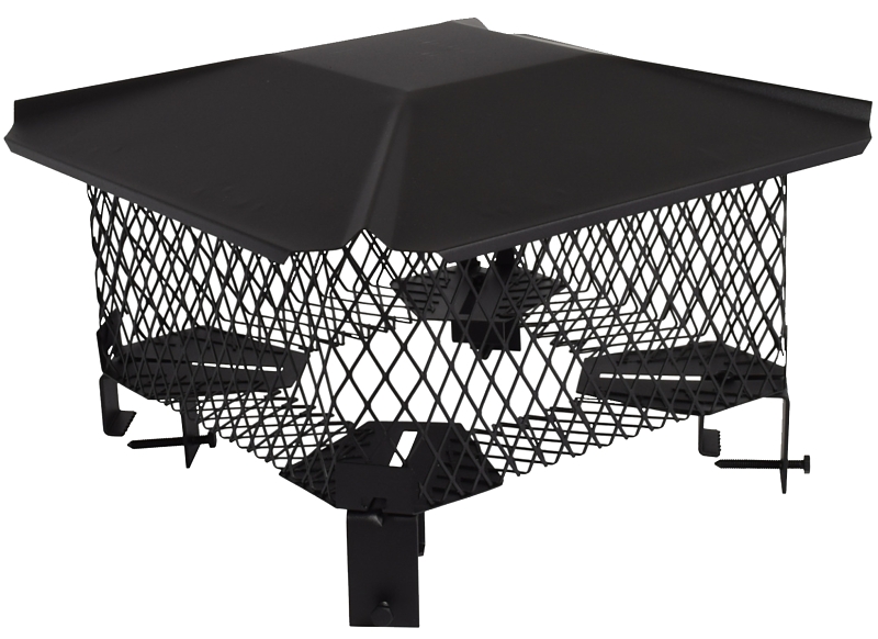 Imperial BM0393 Adjustable Chimney Cap, Steel, Black, Powder-Coated