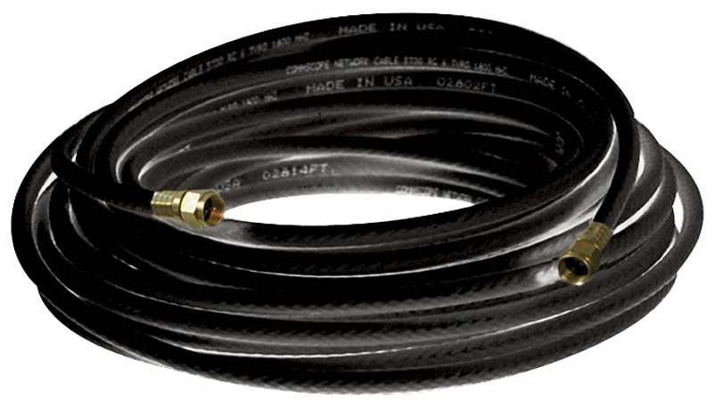 Audiovox CVH612R Coaxial Cable, Black Sheath, 12 ft L