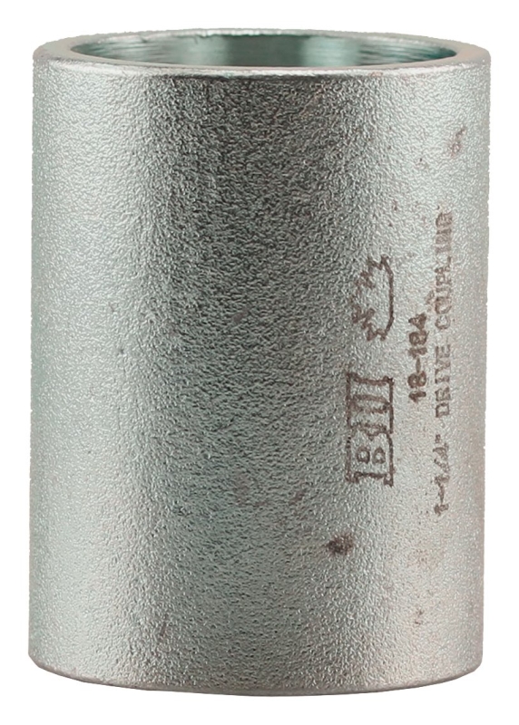 Boshart U18-184 Drive Coupling, 1-1/4 in, Stainless Steel, Galvanized