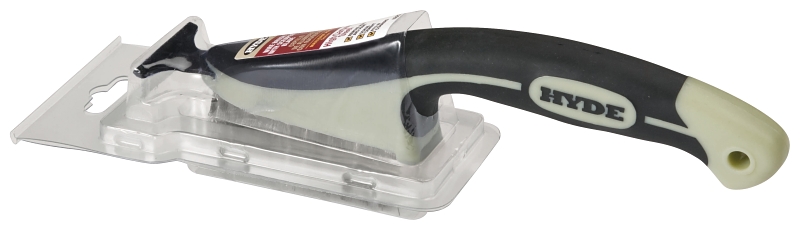 Hyde 46835 Wire Brush with Scraper, 1 in L Trim, HCS Bristle