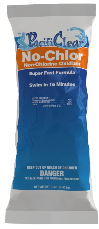 PacifiClear F024001012PC No-Chlorine Pool Chemical, 1 lb Bag, Granular, Chloramine