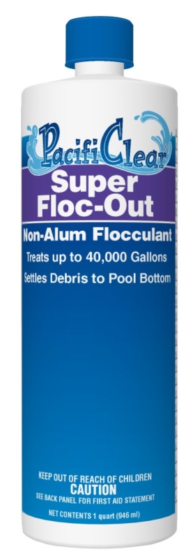 PacifiClear Super Floc Out F071001012PC Pool Chemical, 1 qt Bottle