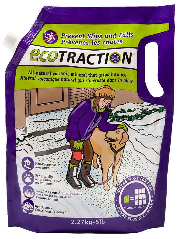 ecoTRACTION ET2R Ice Melter, Granule Crystal, Solid, 2.27 kg Bag