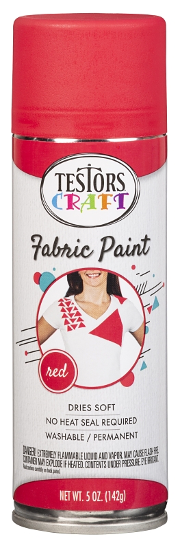 Testors 344360 Craft Spray Paint, Matte, Red, 5 oz, Can