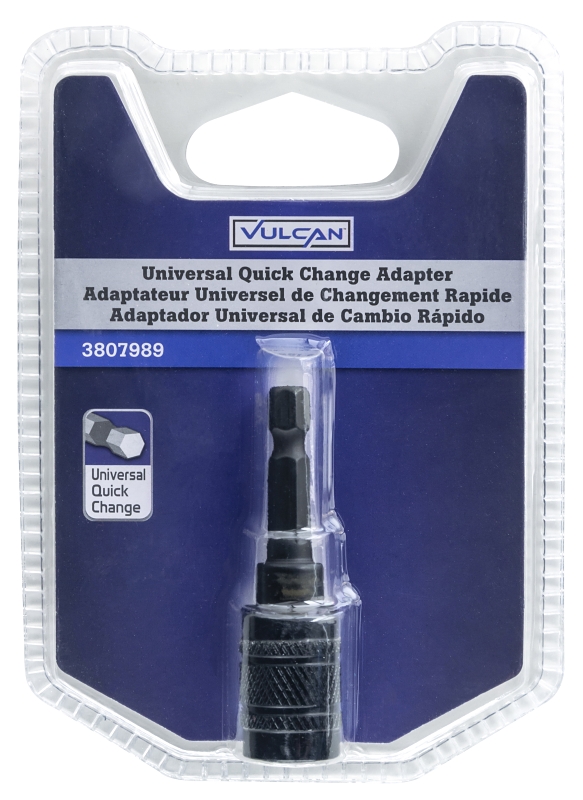 Vulcan 804031OR Universal Quick-Change Adapter Drill Bit, HSS, Bright Finish