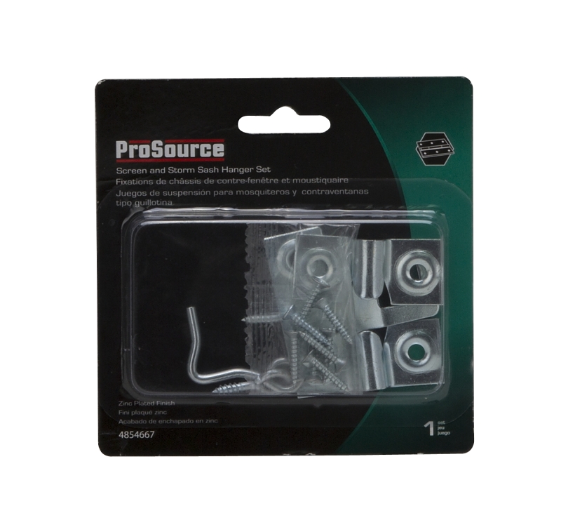 ProSource CL-498-PS Sash Hanger Set, Zinc