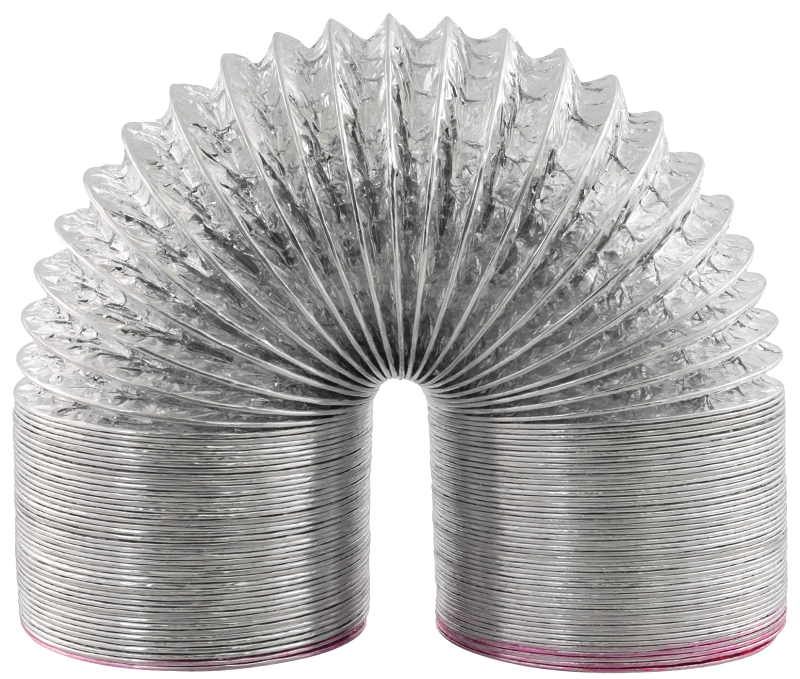 Imperial FX0456 Flexible Transition Duct, 8 ft L, Aluminum