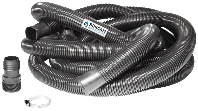Burcam 350375 Drain Hose Kit, 24 ft L