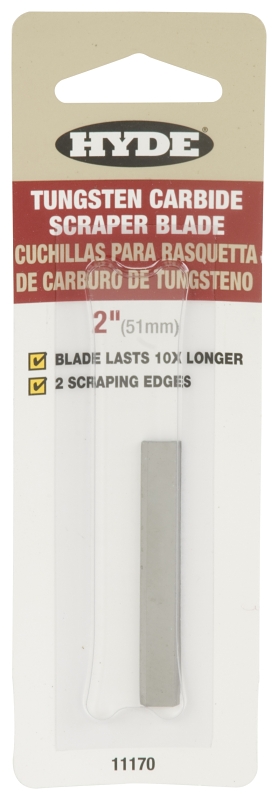 Hyde 11170 Scraper Blade, For: HYDE #10610 Scraper, Tungsten Carbide Blade
