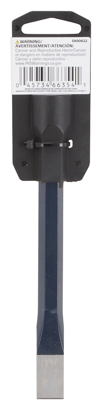 Vulcan JL-CSL004 Cold Chisel, 1/2 in Tip, 6 in OAL, Chrome Alloy Steel Blade, Hex Shank Handle