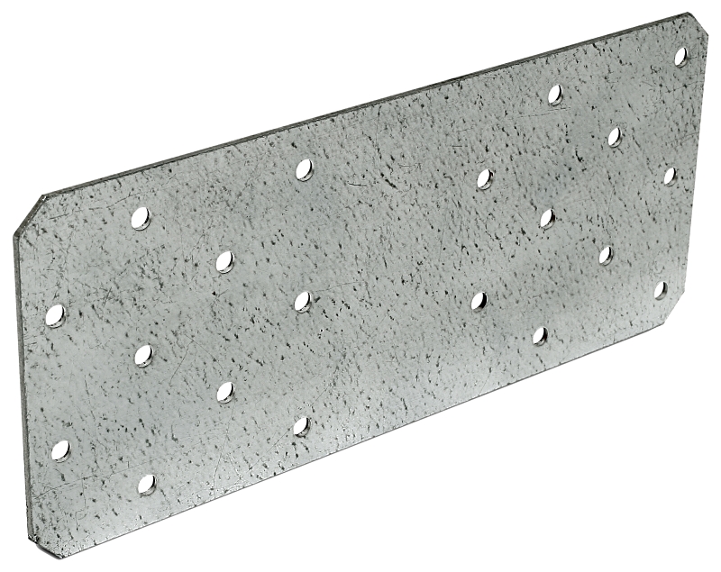 Simpson Strong-Tie HTP Series HTP37Z Tie Plate, 7 in L, 3 in W, Steel, Galvanized