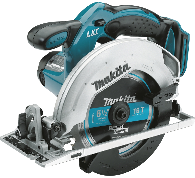 Makita DSS611Z Circular Saw, Tool Only, 18 V, 165 mm Dia Blade, 40, 36, 57 mm D Cutting