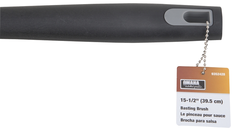 Omaha BBQ-22779-04 Basting Brush, 1-3/4 in W Brush, Plastic Handle