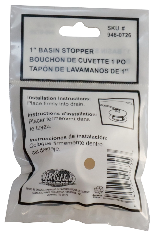 ProSource 24463 Drain Stopper, Watertight Seal