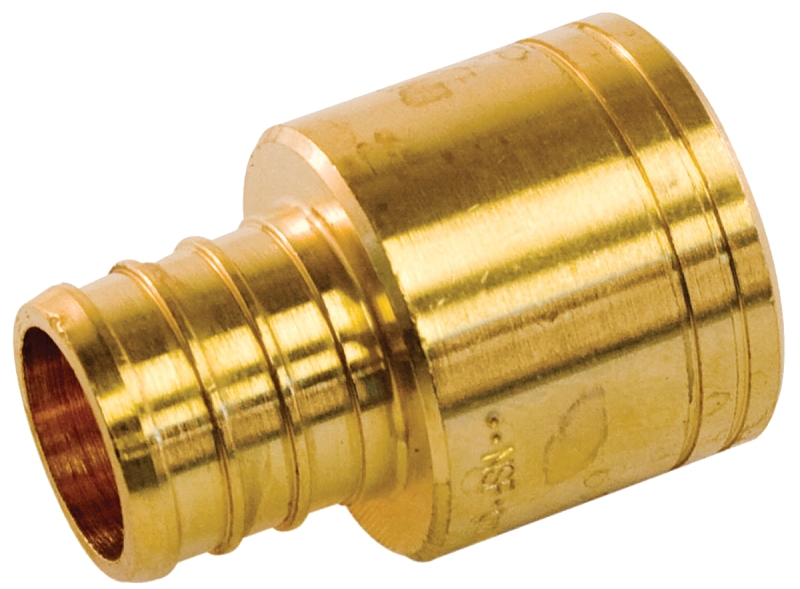 aqua-dynamic 9783-904 Pipe Adapter, 3/4 in, PEX x Female Sweat, Brass