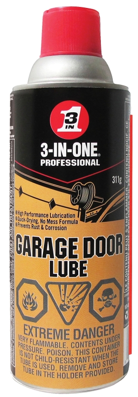 3-In-One 02252 Garage Door Lube, 311 g, Aerosol Can