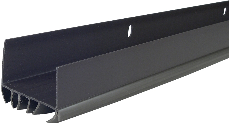 Climaloc CF10574 Door Bottom, Brown, 36 in L, Vinyl, Screw Mounting