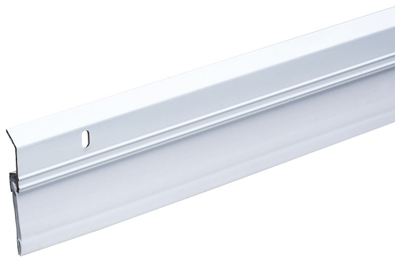 Frost King A82/36W Door Sweep, 36 in L, 2-3/8 in W, Aluminum Flange, Vinyl Insert