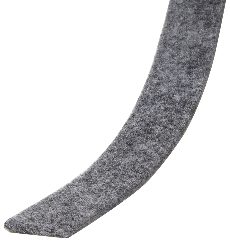Frost King S214/17H Door Weather-Strip, 1-1/4 in W, 3/16 in Thick, 17 ft L, Felt, Gray, Nail, Tack, Staple Mounting
