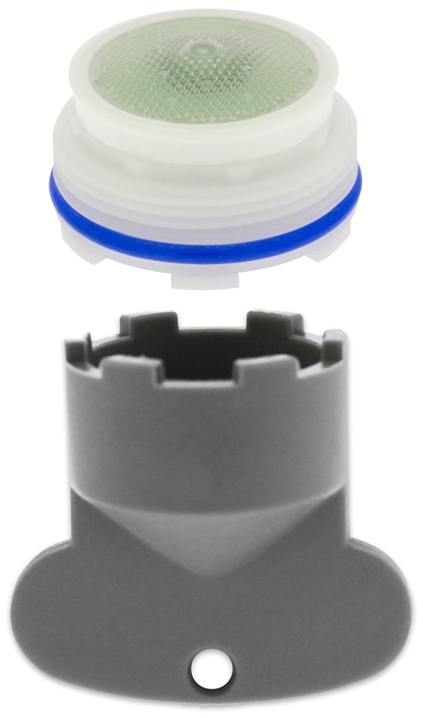 Plumb Pak PP800-219LF Standard Size Faucet Aerator, M24 x 1, Plastic, 1.5 gpm