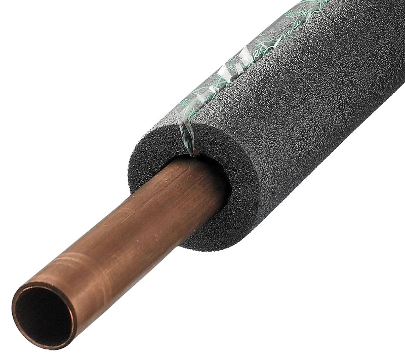 Frost King 5S10XB6 Pipe Insulation, 1/2 in Thick, 5/8 in Dia, Foam, 1/2 in Copper, 1/4 in Iron Pipe