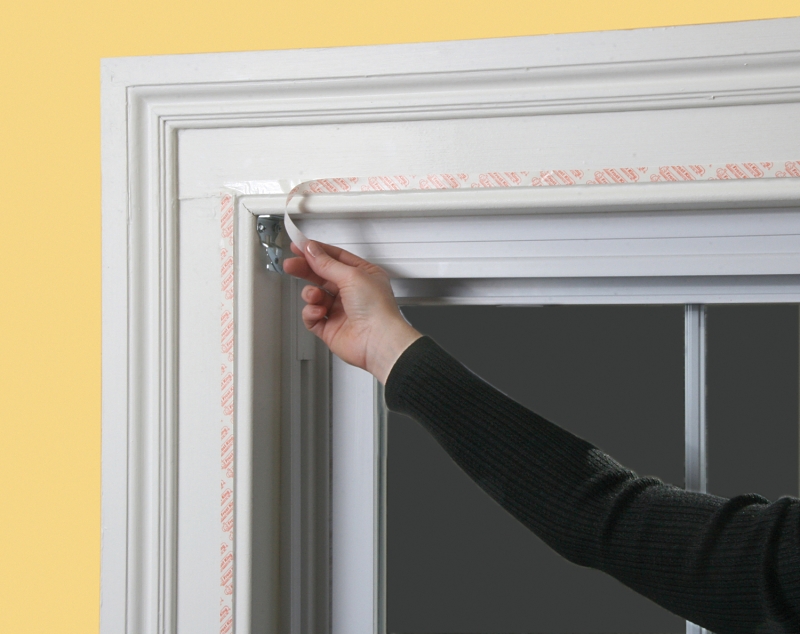 Frost King V73/9H Indoor Shrink Window Kit, 42 in W, 0.75 mil Thick, 5.2 ft L, Plastic, Clear