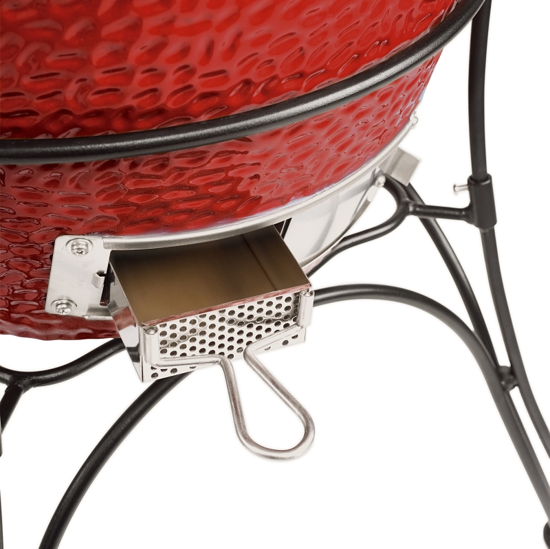 Kamado Joe Classic II KJ23RHC Grill, 256 sq-in Primary Cooking Surface, 660 sq-in Secondary Cooking Surface, Red