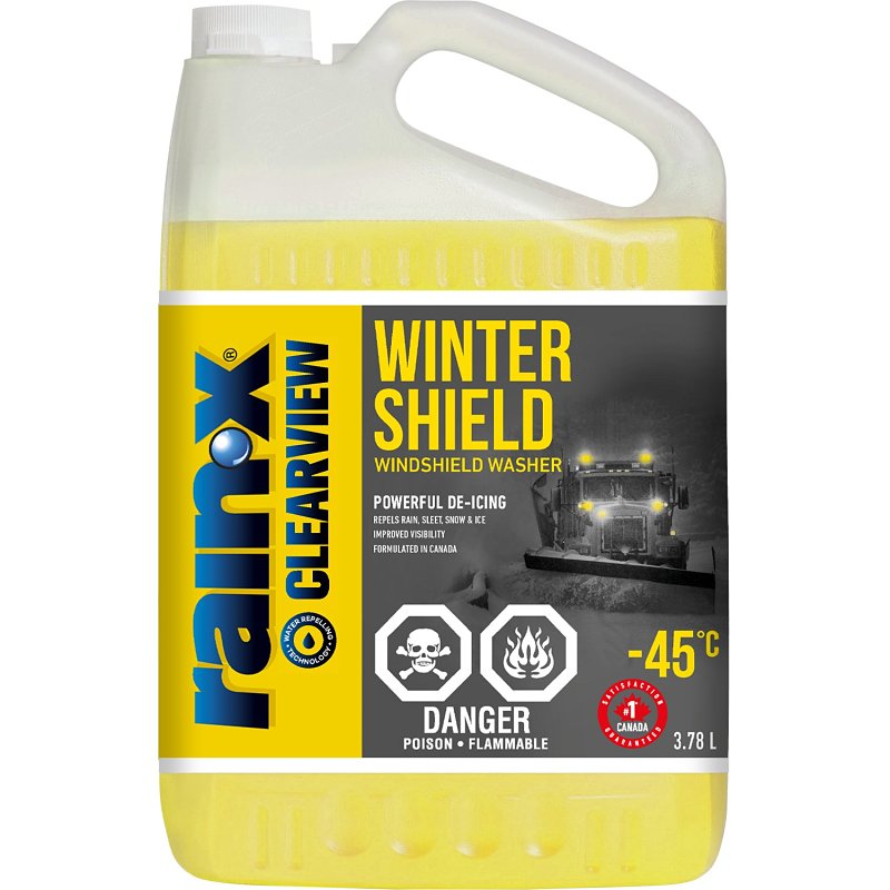 Recochem RAIN-X ClearView 35-204RX De-Icer, 3.78 L