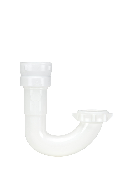 Keeney 1-1/2-in Plastic Sink Trap J-Bend in White | 546W2K