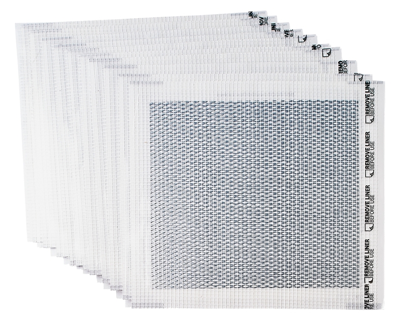 Toolpro TP04760 Drywall Repair Patch, 6 in H x 6 in W Dimensions, 10 Pack