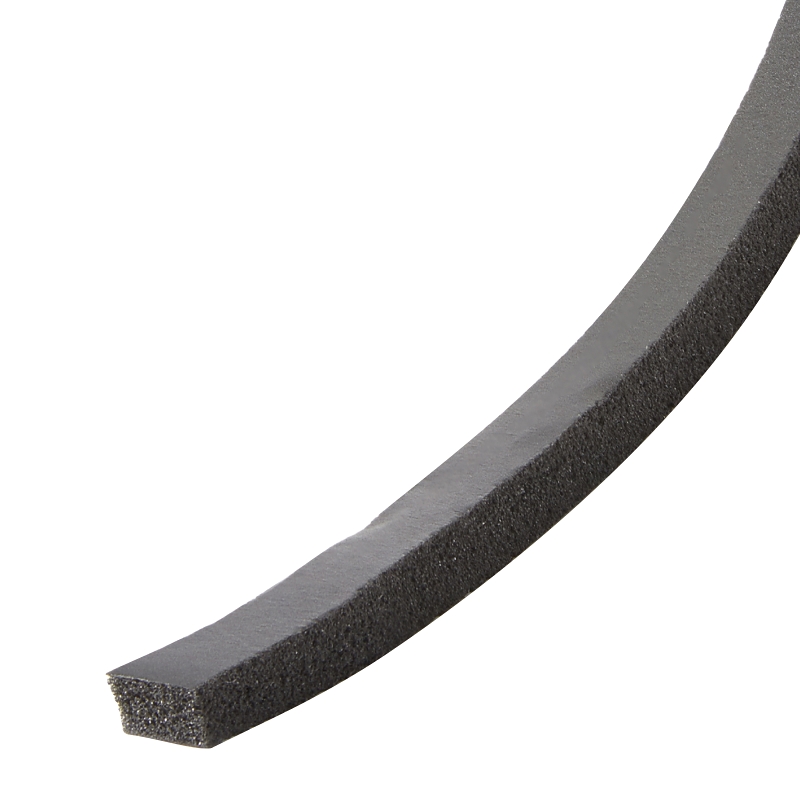 Frost King R338H Foam Tape, 3/8 in W, 10 ft L, 3/16 in Thick, Rubber, Black