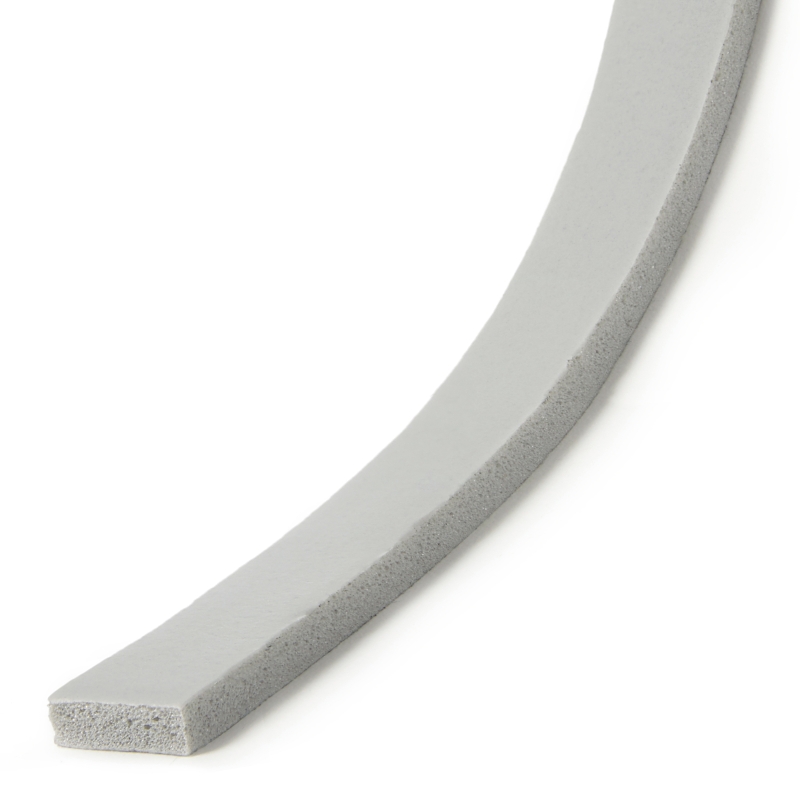 Frost King V449H Weatherseal Tape, 3/4 in W, 17 ft L, 3/16 in Thick, Vinyl Foam, Gray