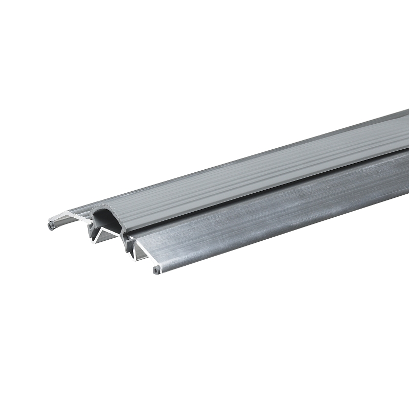 Frost King DT36/36A Top Threshold, 36 in L, 3-3/4 in W, Aluminum/Vinyl, Silver
